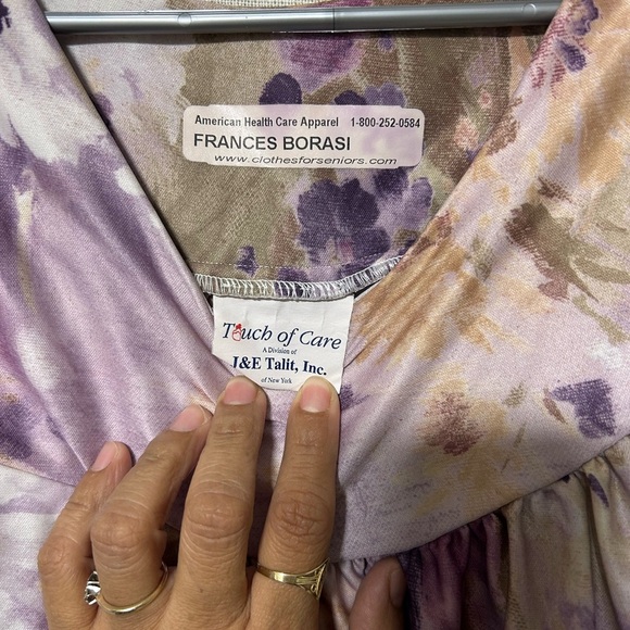 Floral Purple Maxi Dress - Picture 4 of 6